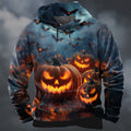 Harper & Wells Barnaby Halloween Pumpkin Print Hoodie