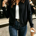 Harper & Wells Women's Blair Ribbed Zip-Front Jacket