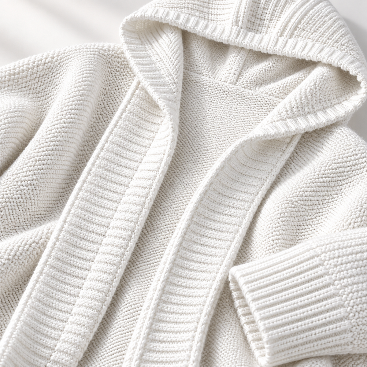 Unisex Hampton Hooded Cardigan Knit