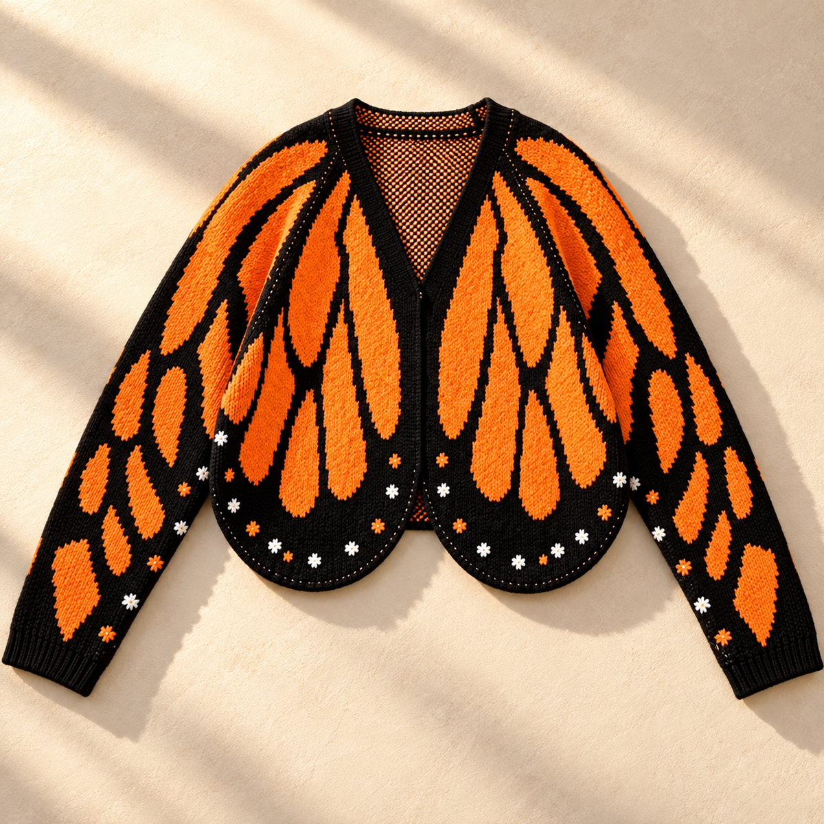 Unisex Vanessa Butterfly Cardigan Batwing Knit