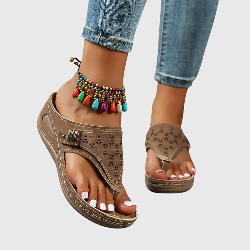The Hills Nashville Kaylie Orthopedic Sandals Wedge Sole Women's