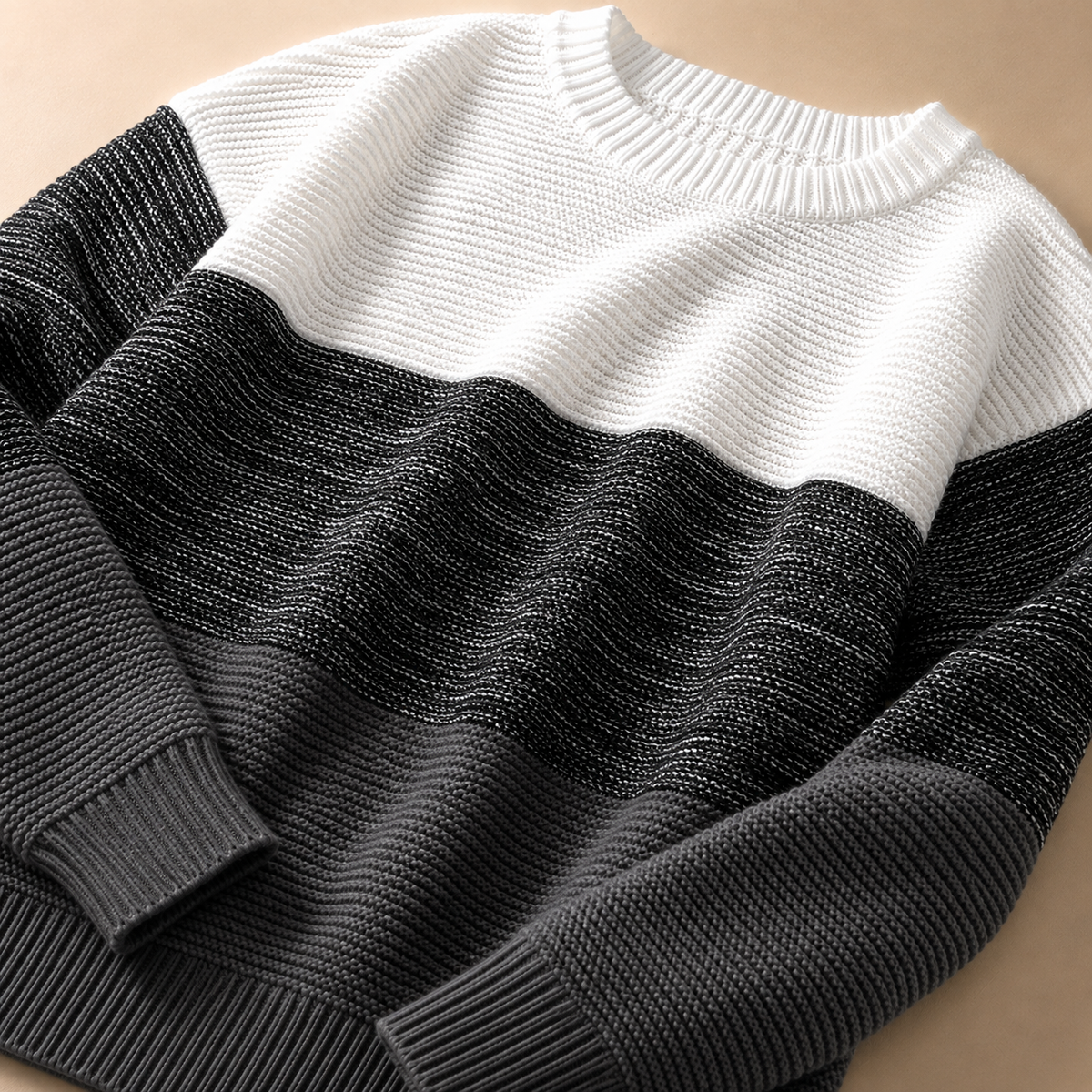 Unisex Frances Signature Colorblock Knit