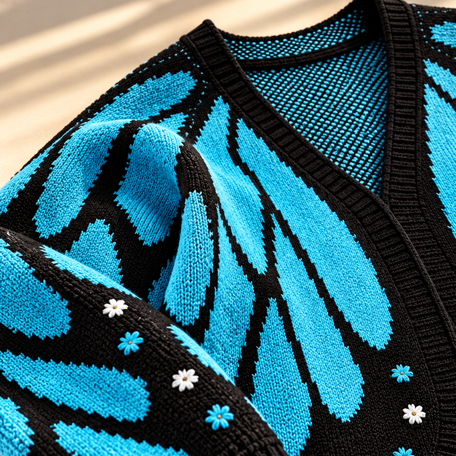 Unisex Vanessa Butterfly Cardigan Batwing Knit