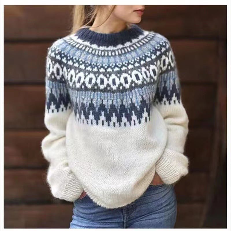 Haven Beck Women's Nordic Knit Winter Pullover