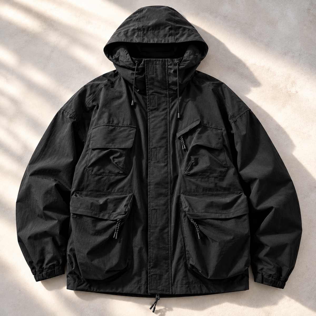 Unisex Pascal Utility Jacket Hooded Cargo