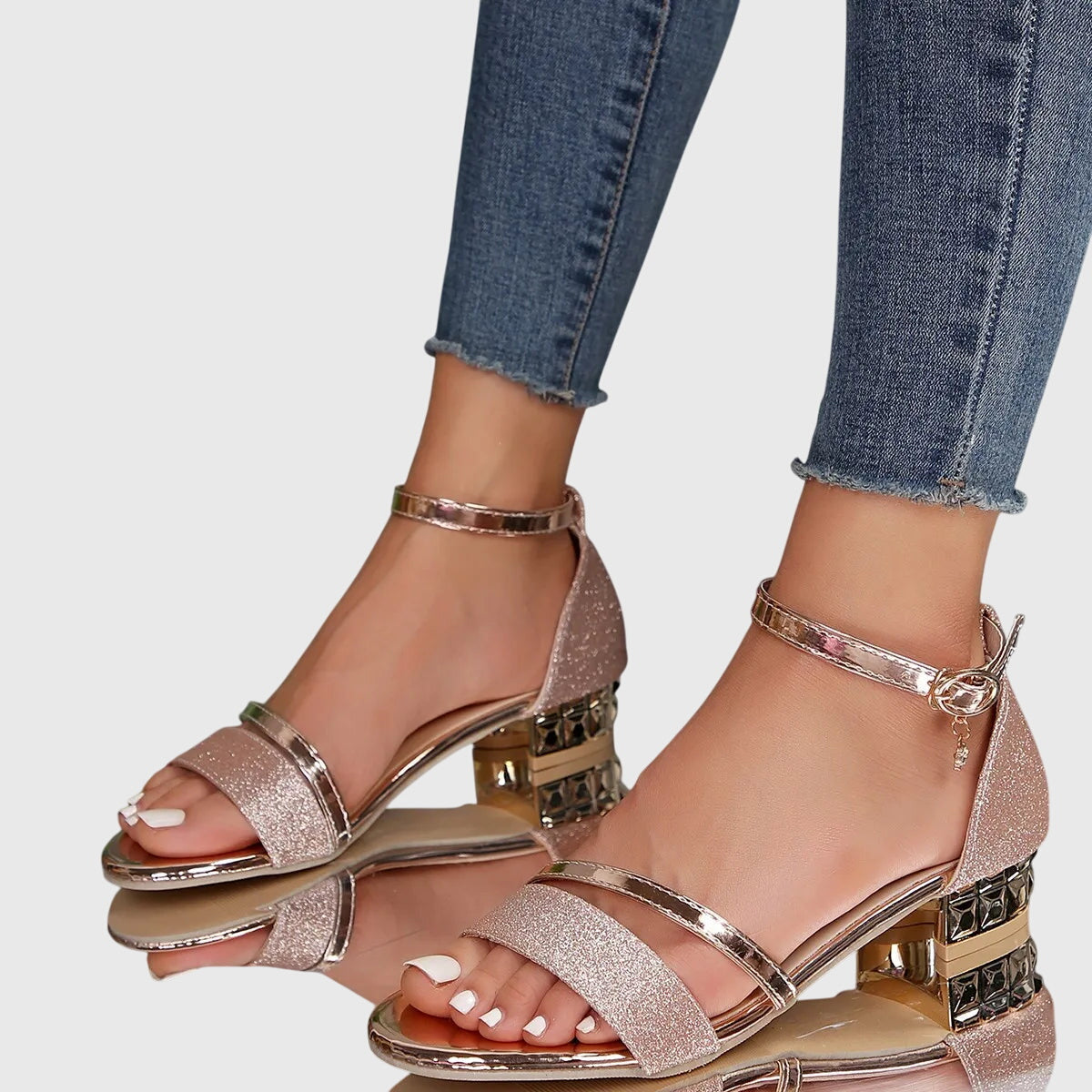 The Hills Nashville Alison Women's Orthopedic Heeled Sandals Adjustable