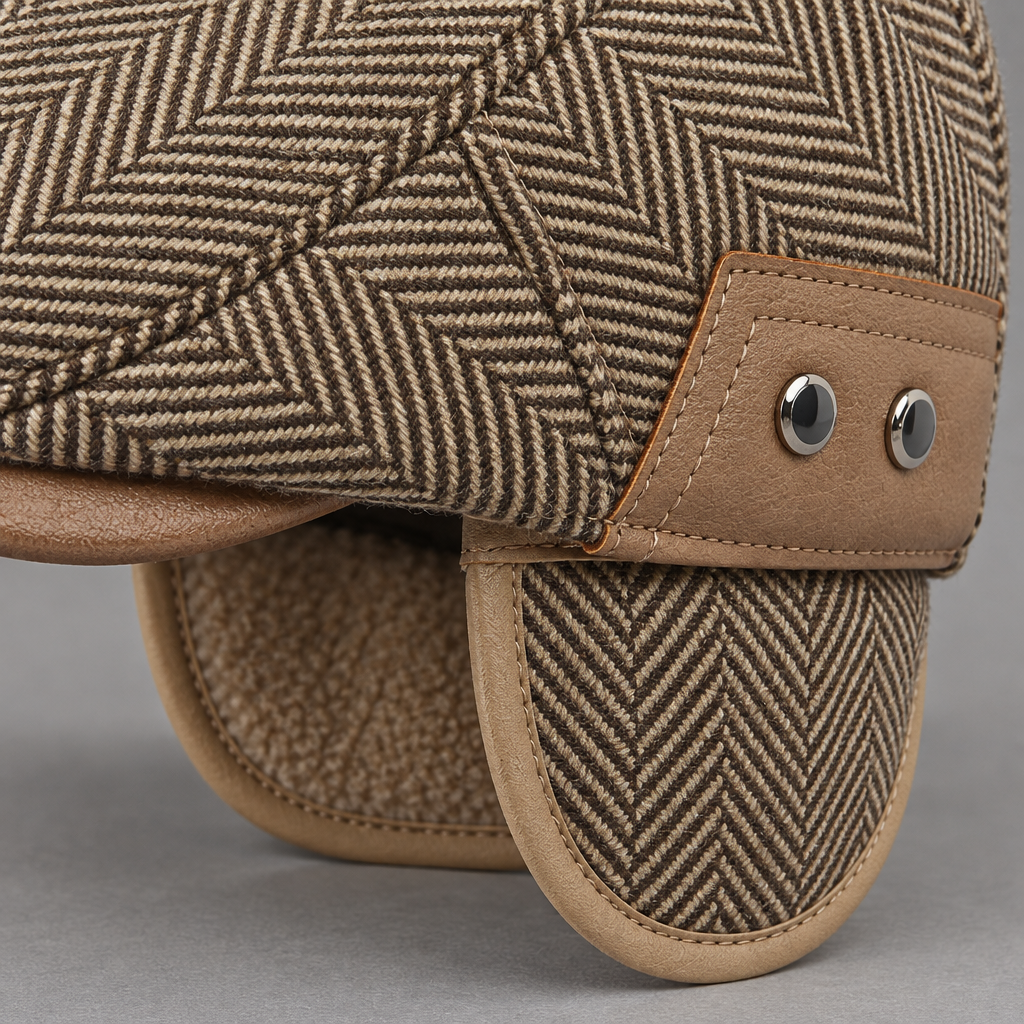 Men's Thornton Herringbone Driving Cap