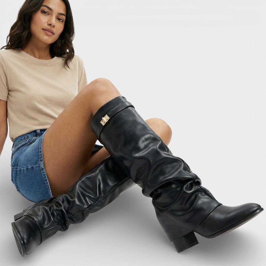 Women's Tammy Pointed Toe Slouchy Knee Boots