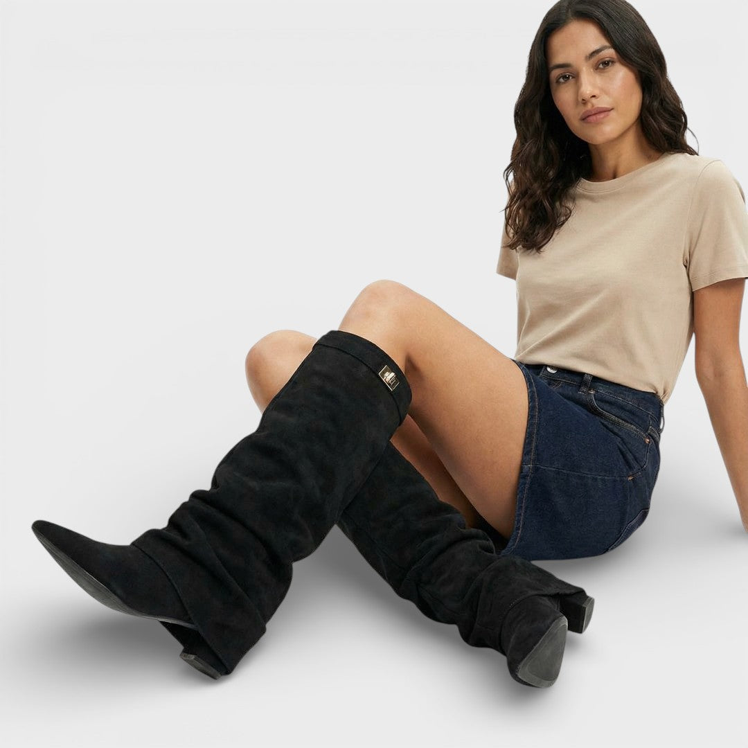 Women's Tammy Pointed Toe Slouchy Knee Boots