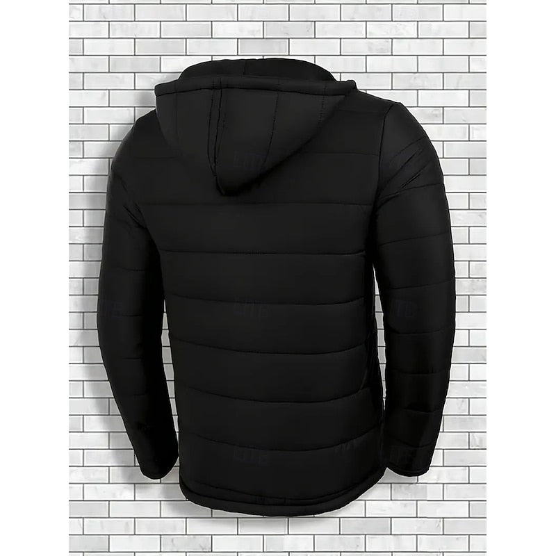Harper & Wells Men's Dorian Hooded Quilted Puffer Jacket
