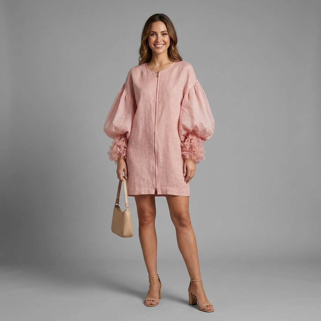 Women's Marisol Balloon Sleeve Mini Dress