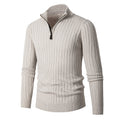 Harper & Wells Men's Gavin Ribbed Quarter-Zip Sweater