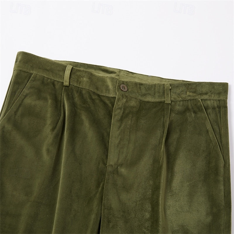 Harper & Wells Men's Rupert Tailored Straight-Leg Trousers
