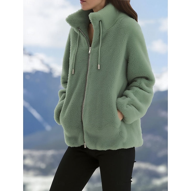 Harper & Wells Women's Freya Cozy Zip-Up Coat