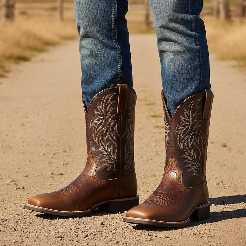 Wade Classic Western Cowboy Boots
