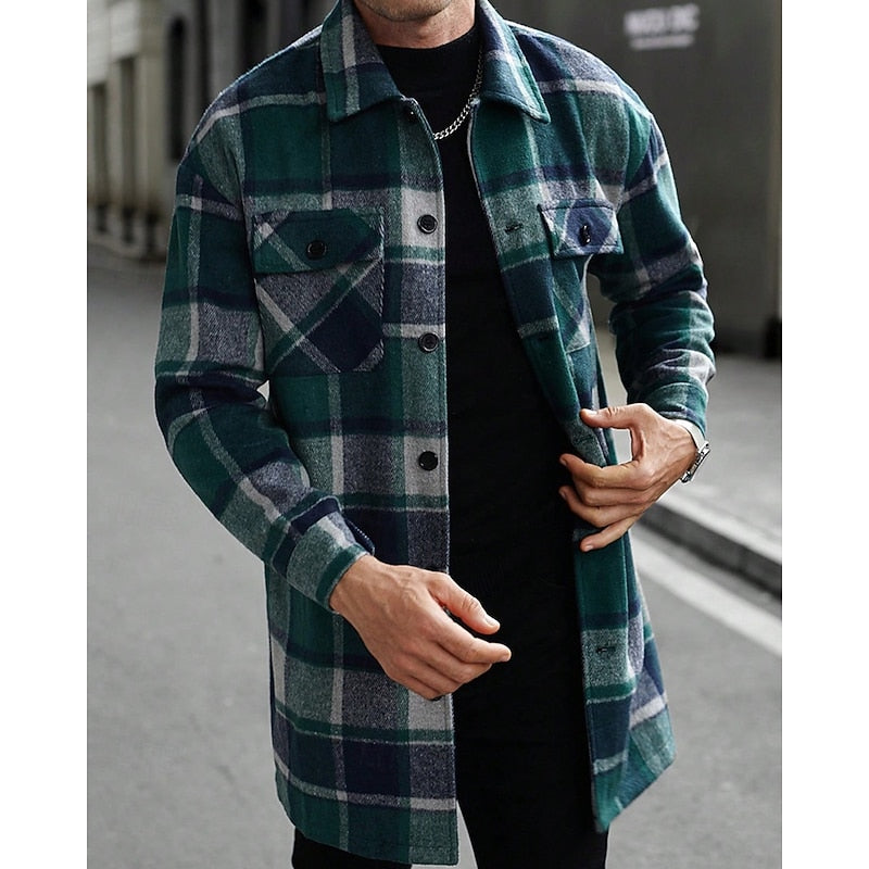 Haven Beck Men's Clayton Plaid Overshirt