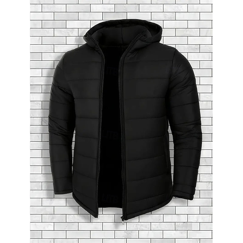 Harper & Wells Men's Dorian Hooded Quilted Puffer Jacket