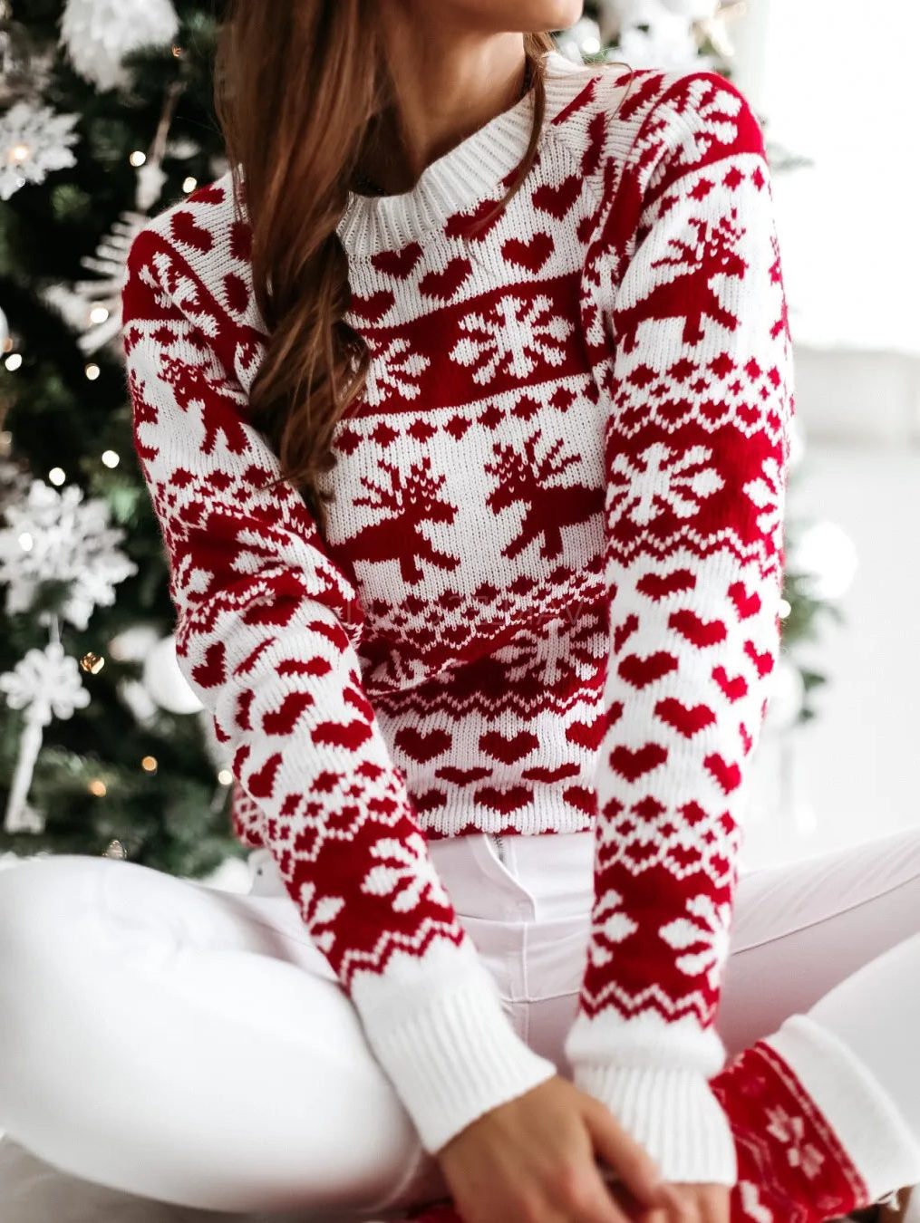 Women's Christmas Fair Isle Knit Jumper