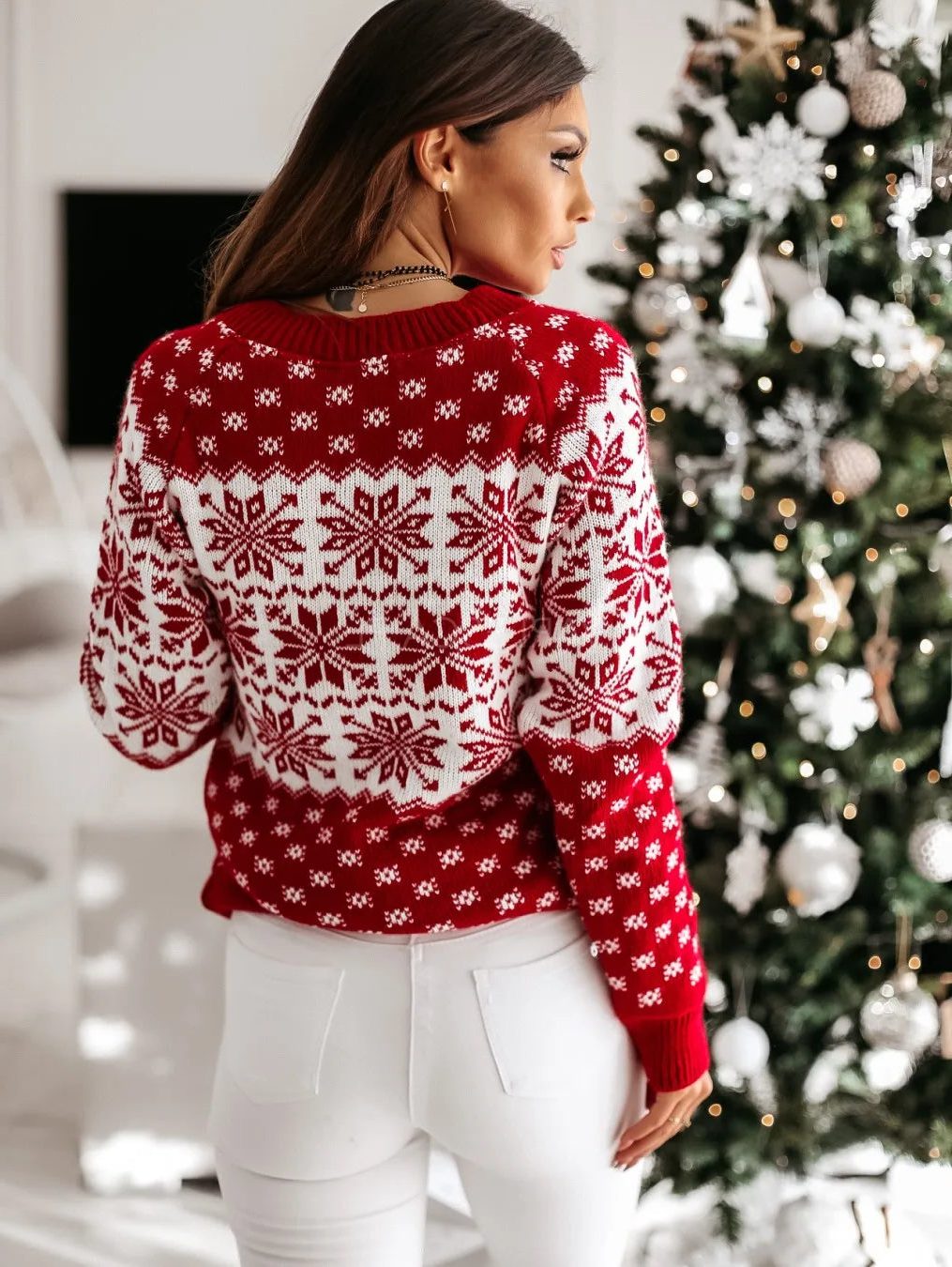Women's Christmas Fair Isle Knit Jumper