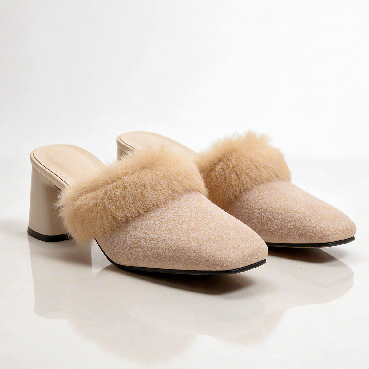 Women's Odette Fur Mules