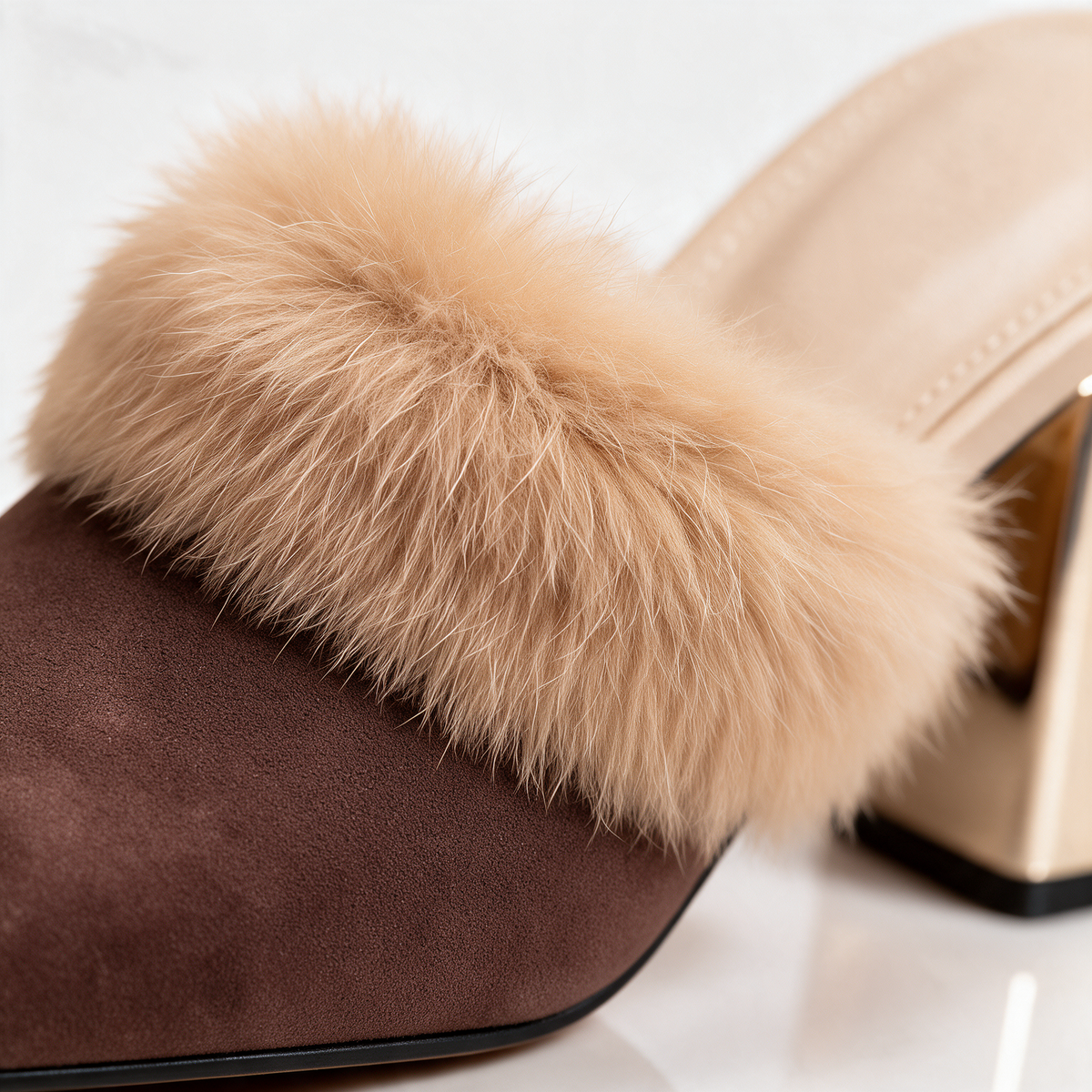 Women's Odette Fur Mules