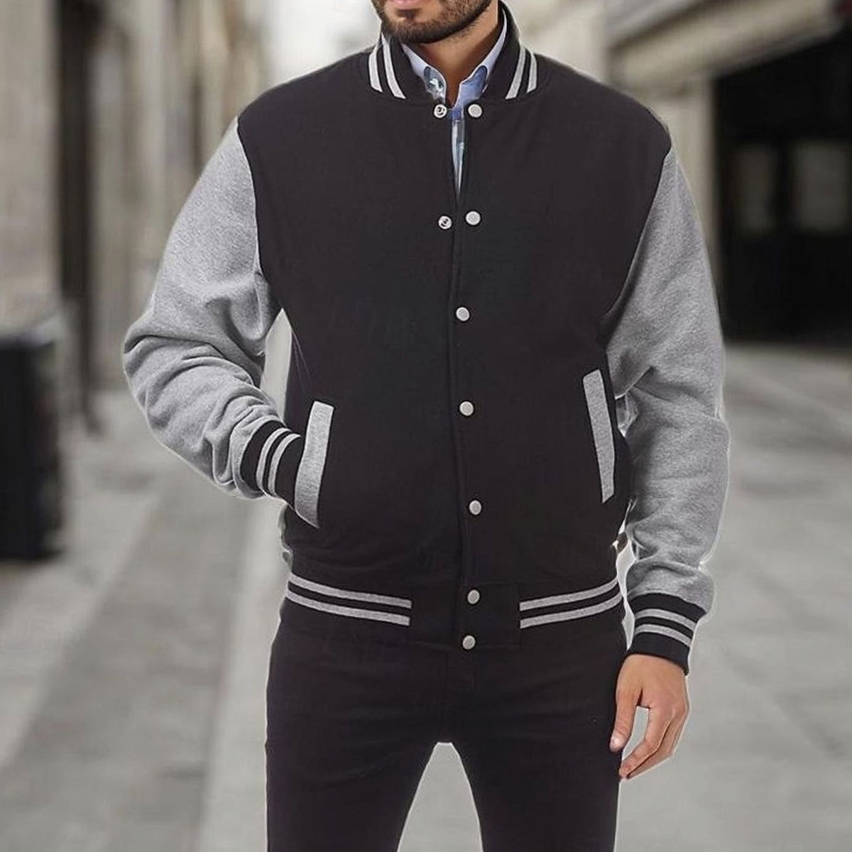 Men's Fabien Varsity Bomber Jacket