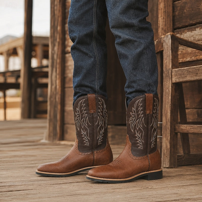 Wade Classic Western Cowboy Boots