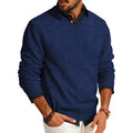 Men's V-Neck Wool Blend Jumper Slim Fit
