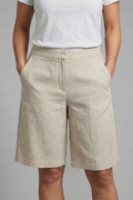 Mayberry Octavia Women's High Waisted Knee Length Casual Shorts