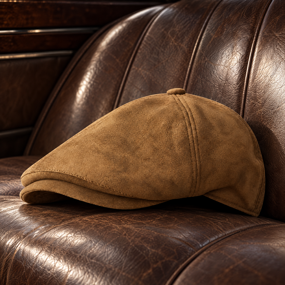 Men's Felix Suede Driving Cap