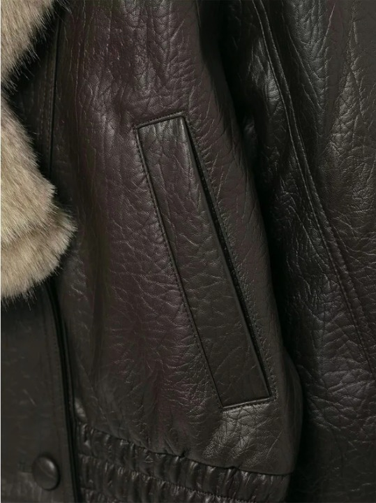 Haven Beck Women's Soerana Faux Leather Winter Jacket
