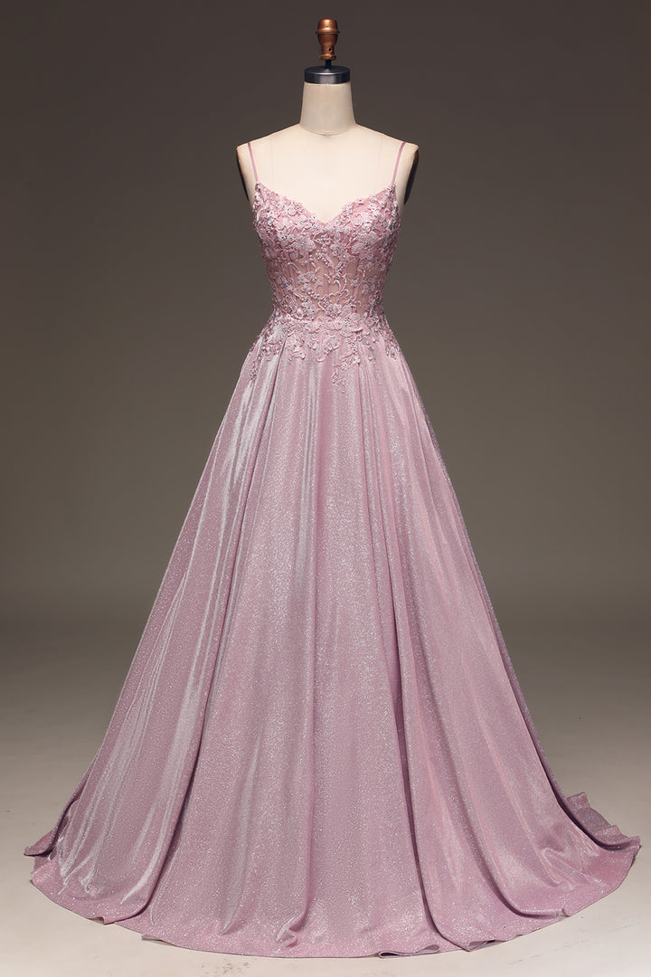 The Hills Nashville Jessica Wedding Guest Embellished Maxi Dress Light Pink