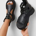 The Hills Nashville Ivana Orthopedic Sandals Multi-Strap Platform