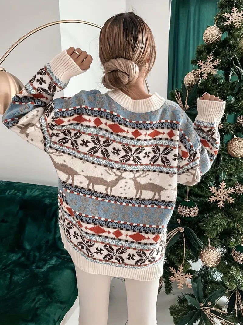 Women's Teagan Christmas Crew Neck Jumper