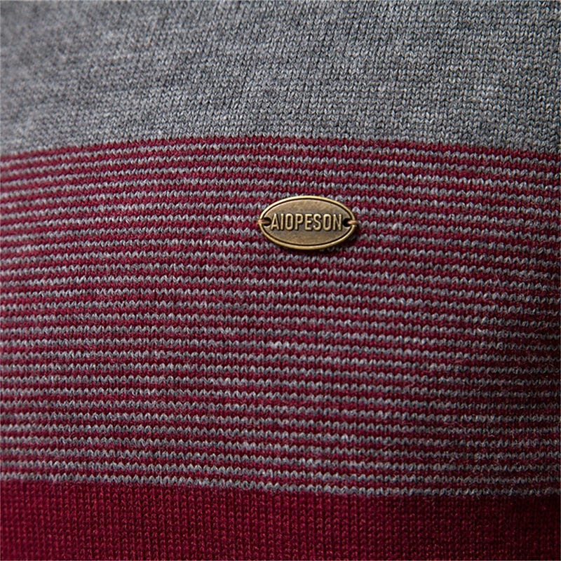 Haven Beck Men's Gerald Quarter Zip Knit Sweater