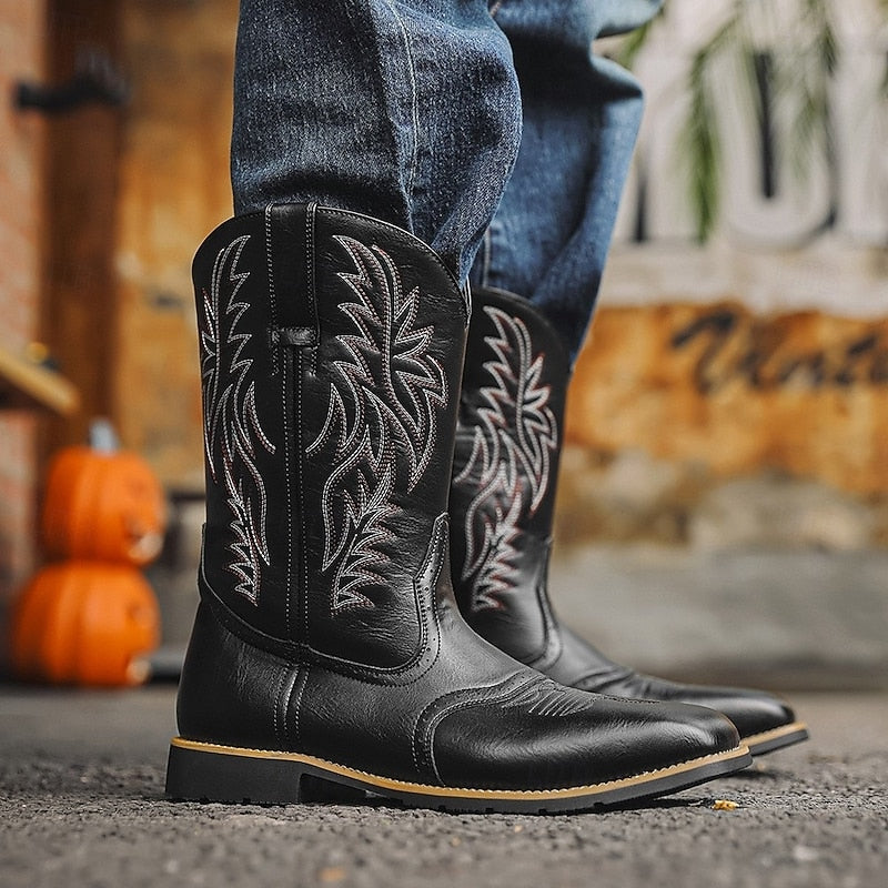 Wade Classic Western Cowboy Boots