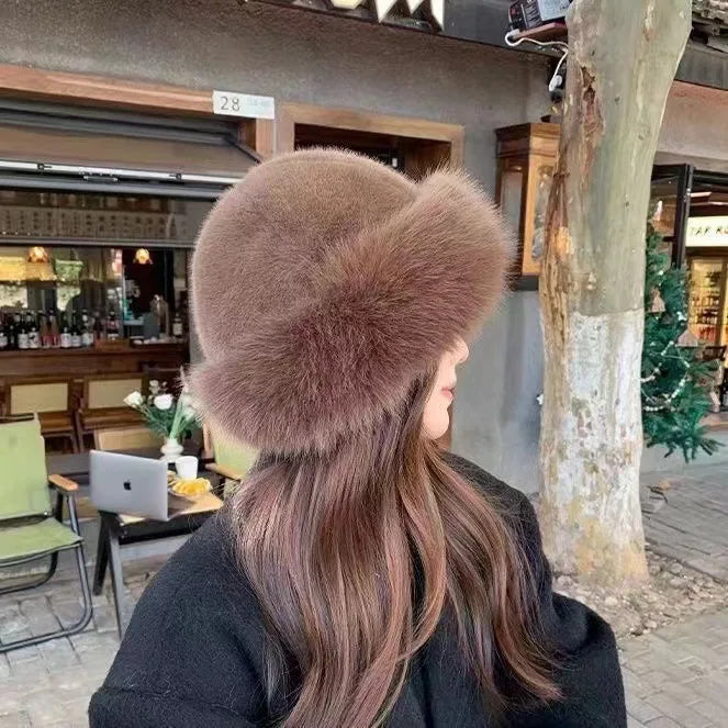 Women's Mongolian Fur Hat