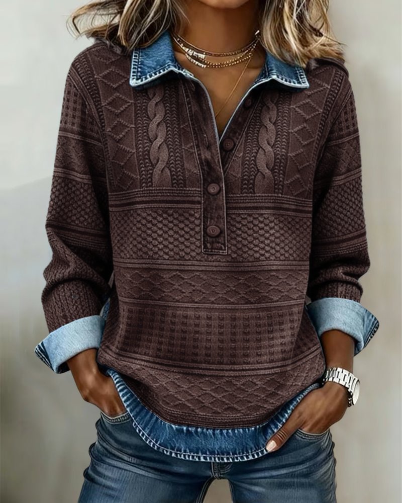 Haven Beck Women's Emma Cable-Knit Pullover Sweater