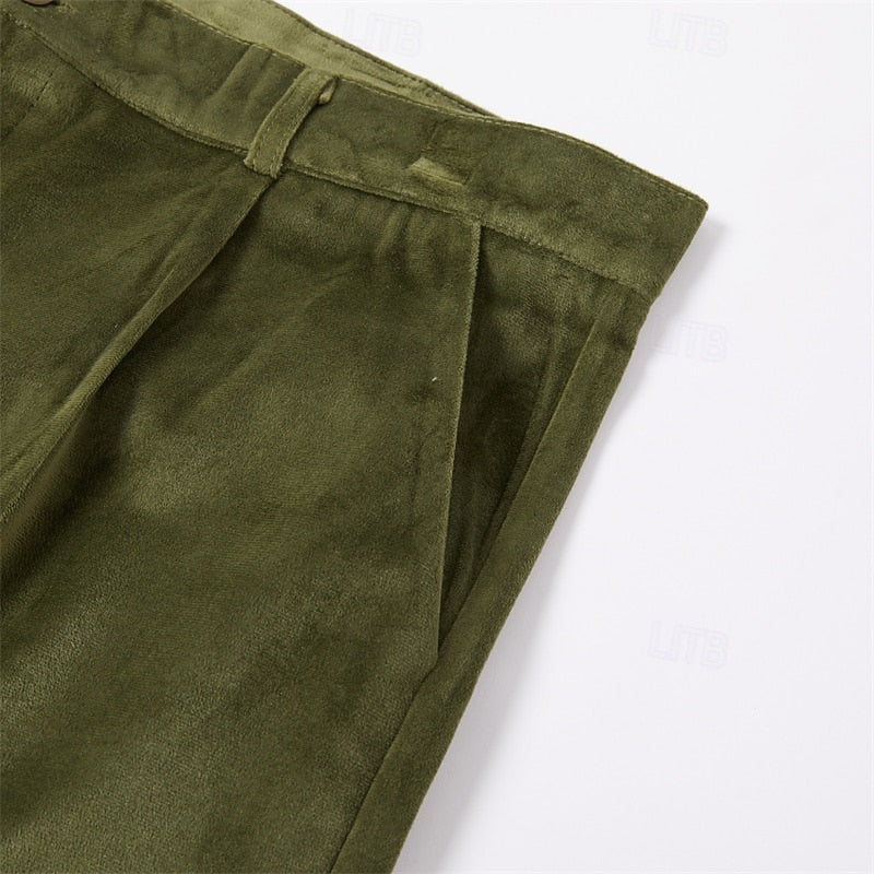Harper & Wells Men's Rupert Tailored Straight-Leg Trousers