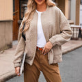 Women's Camila Textured Floral Bomber Jacket